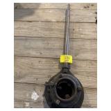 RECEDING PIPE THREADER HANDLE