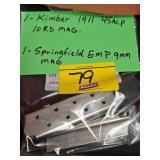 (2) MAGS...(1) KIMBER 1911 45 ACP 10-RD MAG & (1)