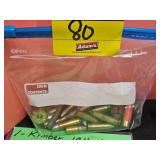 (1) BAG WITH MISC AMMO