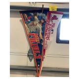 2 STL CARDINALS PENNANTS