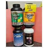 (4) MUZZLELOADER PROPELLANT...1/4, 3/4, 2/3, 1/2