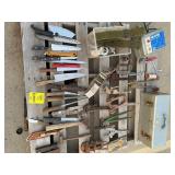 METAL TOOLBOX, HAND TOOLS OF ALL KINDS, KITCHEN