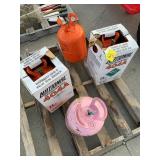 (4) FEEL EMPTY REFRIGERANT TANKS