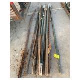 (11) APPROX 78' LONG METAL T-POSTS