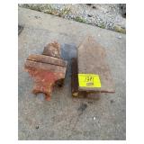 VISE, RAILROAD TRACK ANVIL