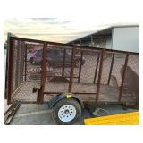 APPROX 10FT LONG UTILITY TRAILER - AS IS