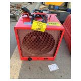 RED INDUSTRIAL HEATER