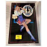 ST PAUL GIRL METAL BEER SIGN