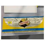 VINTAGE FALSTAFF BEER BANNER