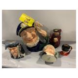 GROUP OF ROYAL DOULTON TOBY JUGS