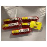 5 APPEAR NEW ROLLS OF 3M WIRE MARKER TAPE