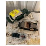 SMALL FRANKLIN MINT & 2 DANBURY MINT DIECAST CARS