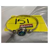 925 & MAKERS MARKED BLUE STONE BANGLE