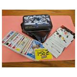 ANTHONY RICHARDSON TIN FULL OF FOOTBALL CARDS AND