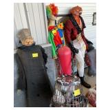 4 HALLOWEEN MANNEQUINS / FIGURES, HALLOWEEN Dï¿½COR