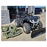2012 POLARIS HAWKEYE 300 ATV 4-WHEELER WITH FRONT
