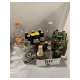 GROUP OF BARWARE BOTTLES OF ALL KINDS