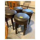 SET OF 4 SWIVEL BARSTOOLS