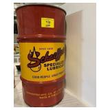 SCHAEFFER'S LUBRICANTS DRUM CAN
