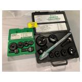 GREENLEE KNOCKOUT PUNCH SET, SLUG BUSTER KNOCKOUT