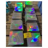 10 STACKS OF DISNEY EYE SHADOW PALLETS