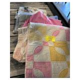 HAND STITCHED CUTTER QUILT, SOFT GOODS OF ALL