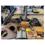 ENGINE COVERS, BURGESS VIBRA TOOL, METAL BELTING,