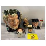 GROUP OF ROYAL DOULTON TOBY JUGS