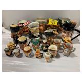 GROUP OF TOBY JUGS OF ALL KINDS - SOME MARKED BUT
