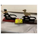 2 CAST IRON NUTCRACKERS