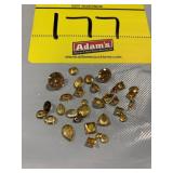 GROUP OF FACETED CITRINE COLORED GEMSTONES OF ALL