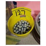 (1) CONTAINER OF LEAD? BALLS
