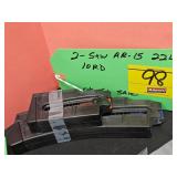 (2) S&W AR-15 22LR 10-RD MAGS