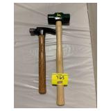 STANLEY HAMMER, JOHN DEERE PAINTED HAMMER
