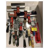 GROUP OF BLADE SCRAPERS OF ALL KINDS