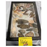 SHOWCASE FULL OF APPEAR TO BE ANTIQUE ORIGINAL