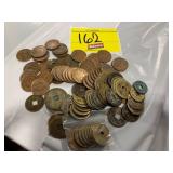 LARGE GROUP OF ASIAN FOREIGN COINS OF ALL KINDS &