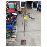 ART DECO METAL FLOOR LAMP