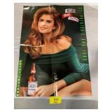 1993 BUDWEISER BEER KATHY IRELAND PRINT
