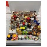 LARGE GROUP OF NOVELTY S&P SHAKERS OF ALL KINDS