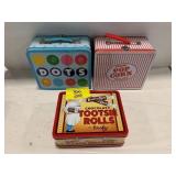 3 METAL LUNCHBOXES W/ NO THERMOS