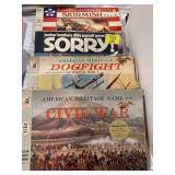 ROW OF BOARD GAMES