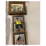 NORMAN ROCKWELL PRINTS, FRAMED BLACK AMERICANA