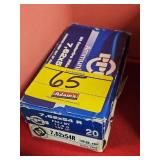 (2) BOXES 7.62X39 RELOAD