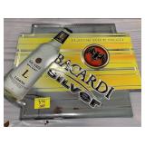 BACARDI SILVER LIMON METAL SIGN