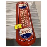 PEPSI METAL THERMOMETER SIGN