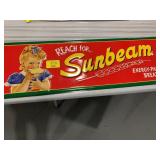 SUNBEAM BREAD NOVELTY METAL SIGN