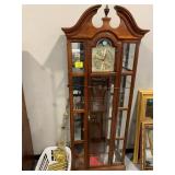 82' TALL HOWARD MILLER GRANDFATHER CLOCK W/ GLASS