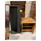 OVER-DOOR MIRROR, PRESSED WOOD MEDIA STAND & END