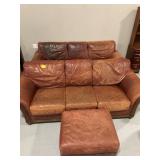 MATCHING LEATHER? COUCHES & OTTOMAN